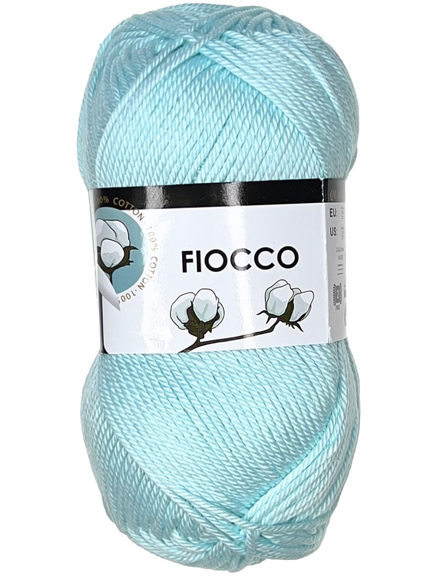 Fiocco Baumwollgarn Aquagrün 7608